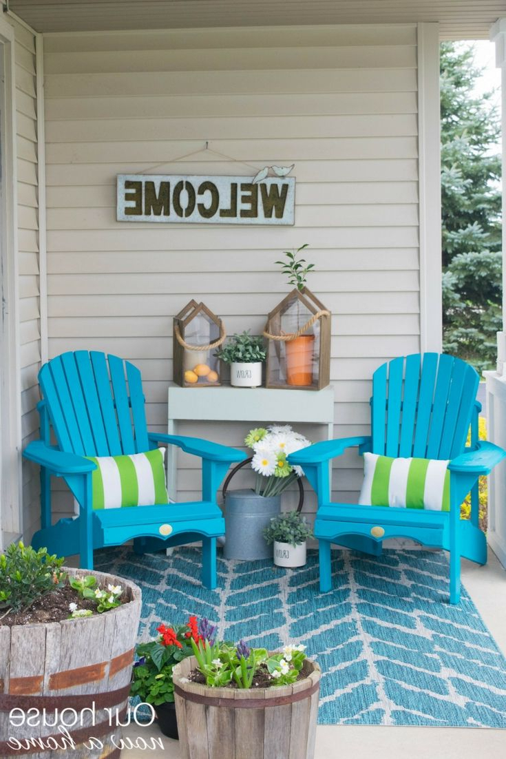 Front Porch Decorating Ideas With The Perfect Adirondack