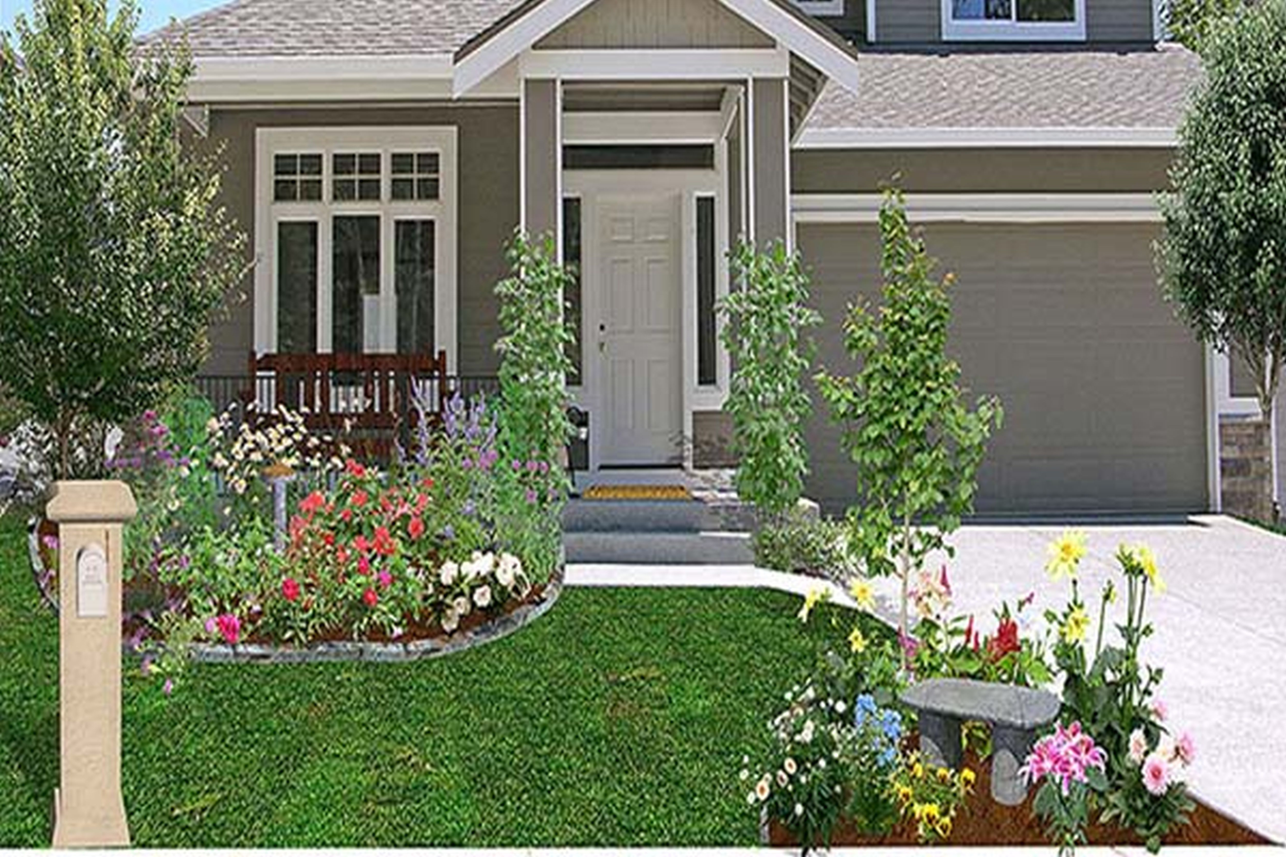 Front Yard Do It Yourself Landscaping Stunning Small