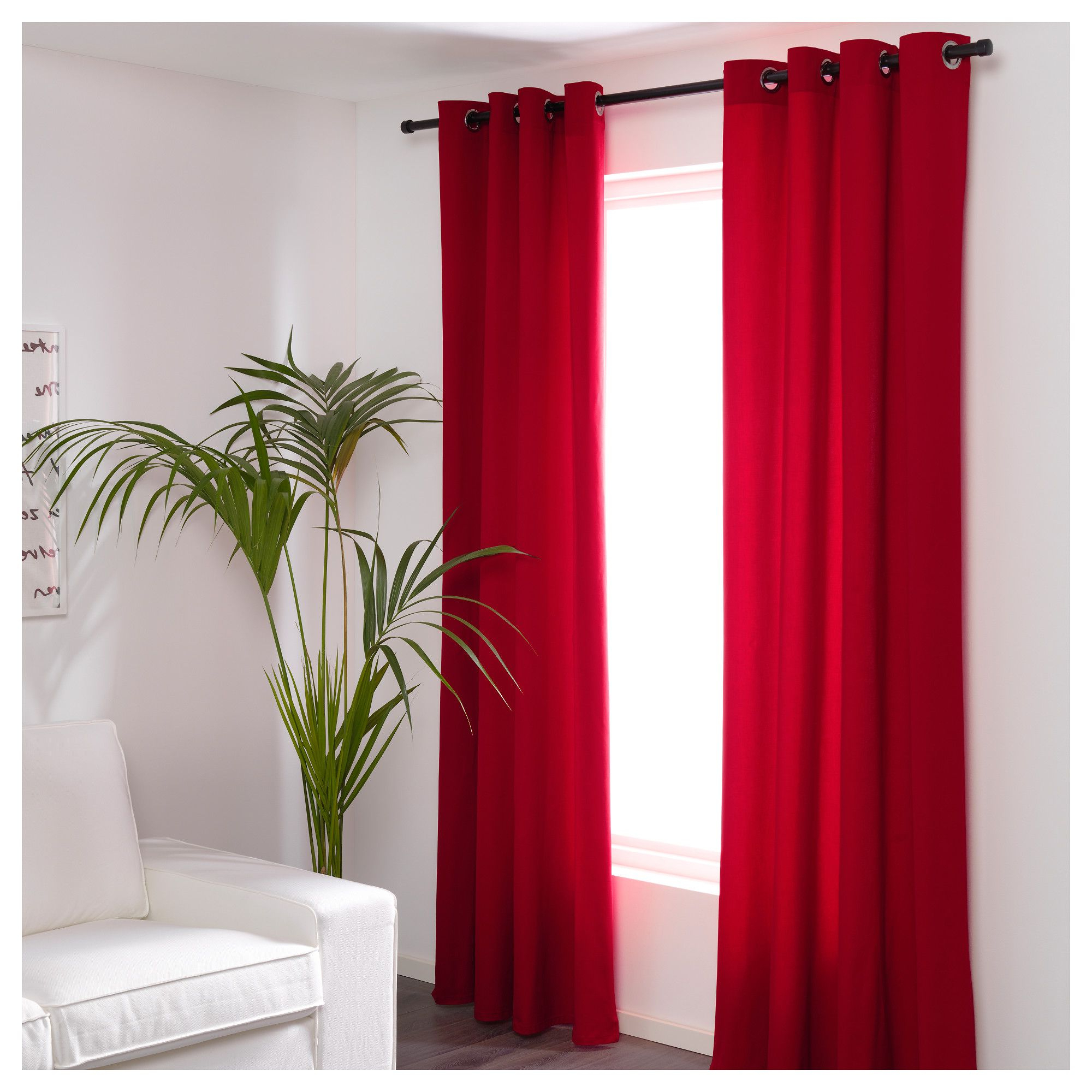 Furniture And Home Furnishings Red Curtains Ikea Red