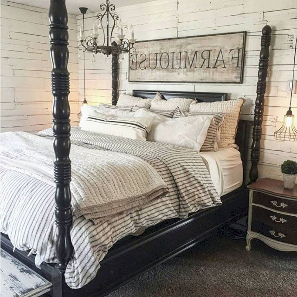 Gorgeous 70 Cool Modern Farmhouse Bedroom Decor Ideas