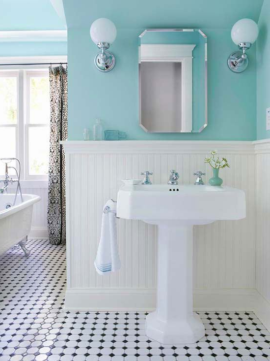 Gorgeous Tiffany Blue Bathroom So Clean And Sleek