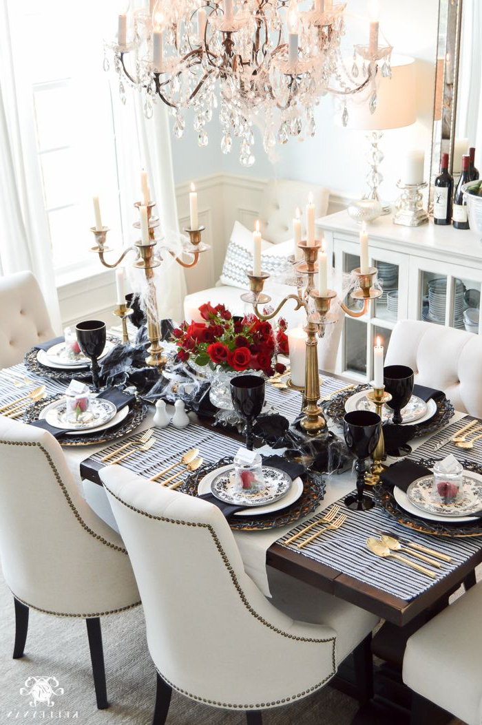Gothic Dinner Party For Halloween Elegant Dining Room