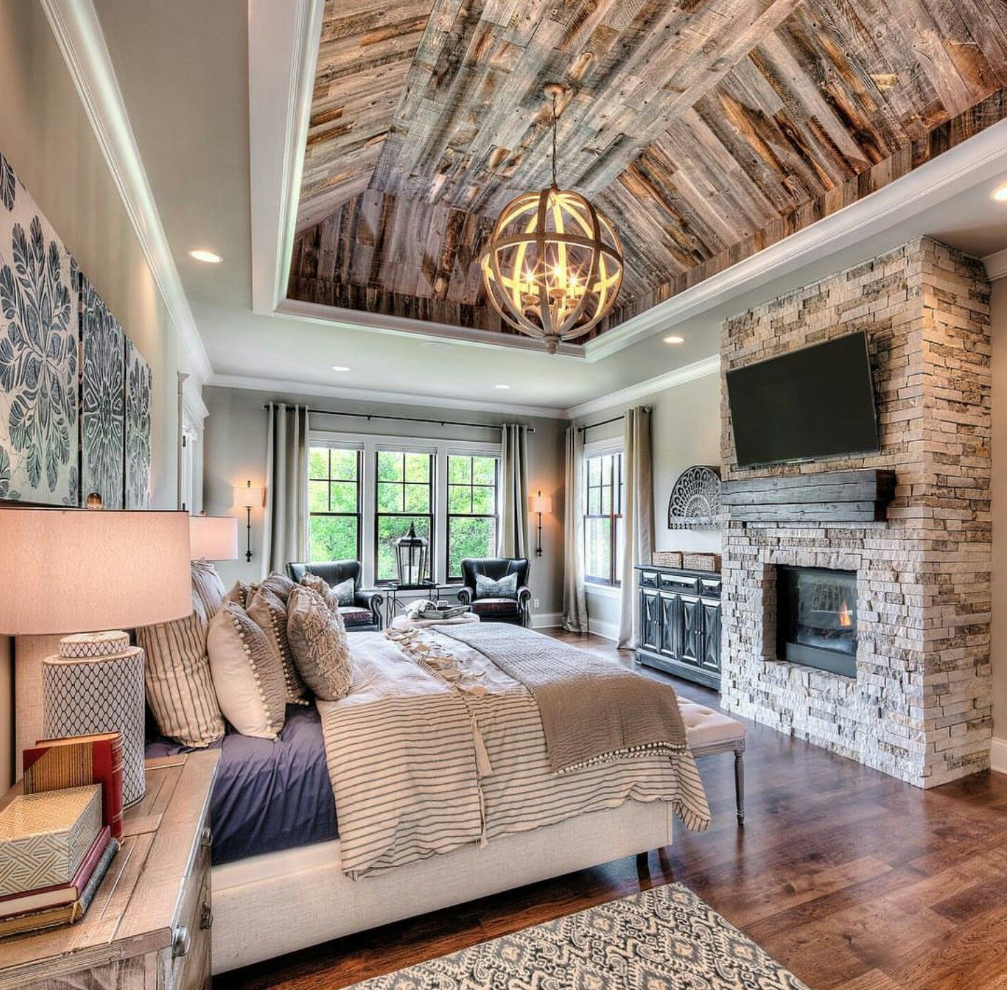 Great Mix Of Rustic And Luxury In This Starr Homes Master