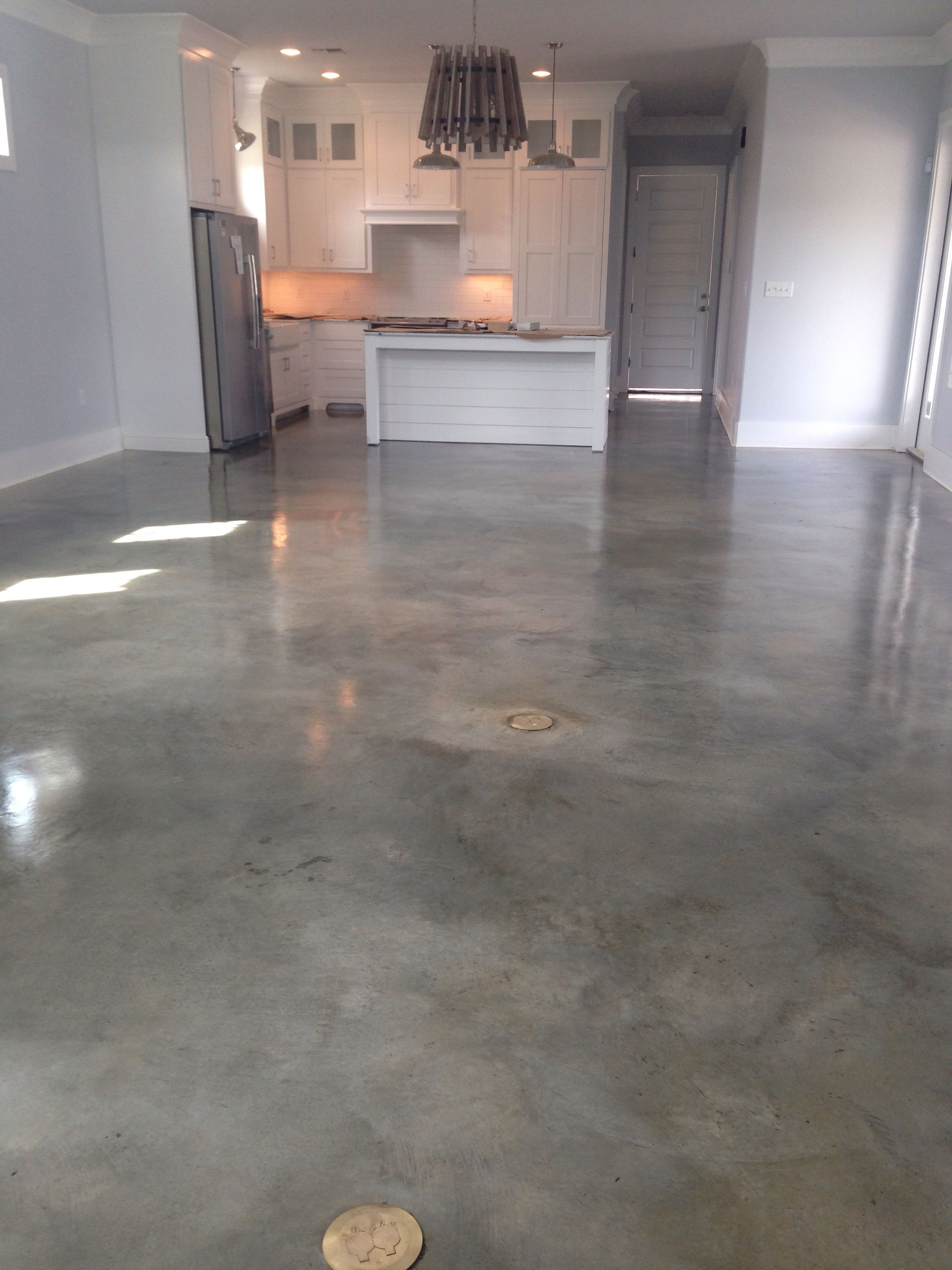 Great Room Concrete Stained Floors Concrete Floors