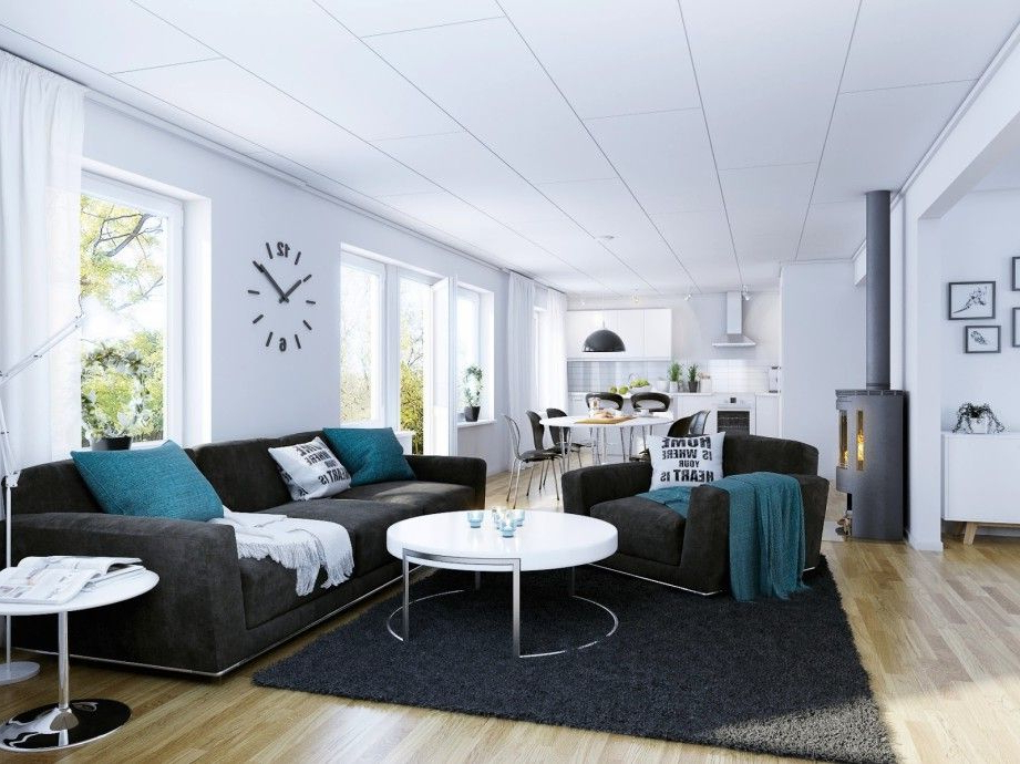 Grey And Aqua Living Room Living Room Designs Dark Gray
