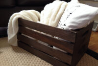 Handmade Rustic Wood Wine Crate Wooden Crate Farmhouse