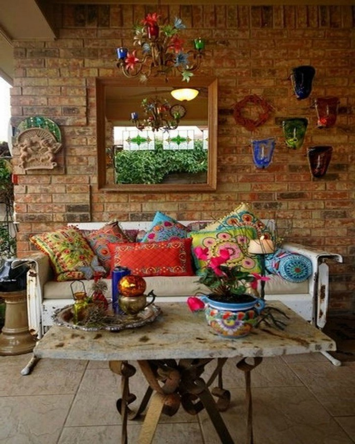 Happy Home Colorful Terrace Patio Ideas Artisan