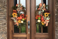 Harvest Wreaths For Double Doors From Southern And Sassy