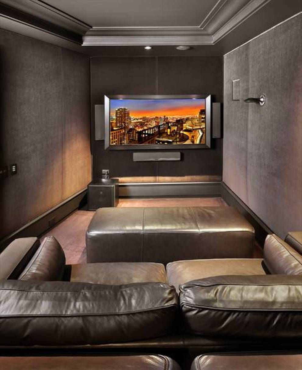 Home Design And Decor Small Home Theater Room Ideas