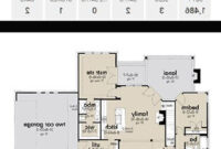 House Plan 9401 00102 Modern Farmhouse Plan 1486