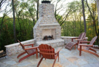 How Design Your Brick Outdoord Fireplace Brick Outdoor