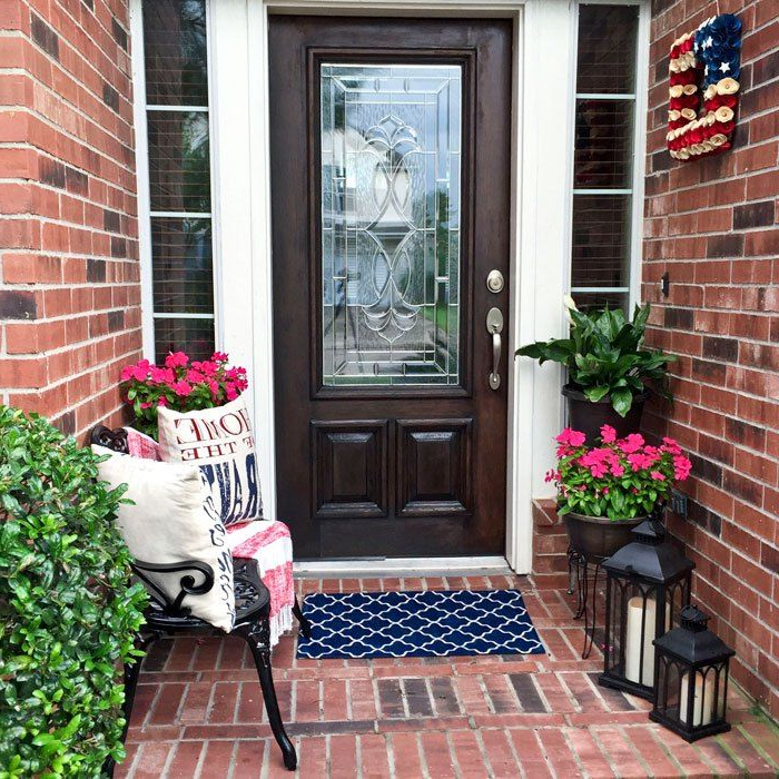 How To Decorate A Small Front Porch Summer Porch Decor