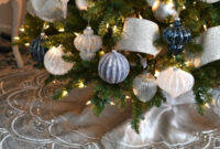 How To Decorate A Stunning Blue And Silver Christmas Tree