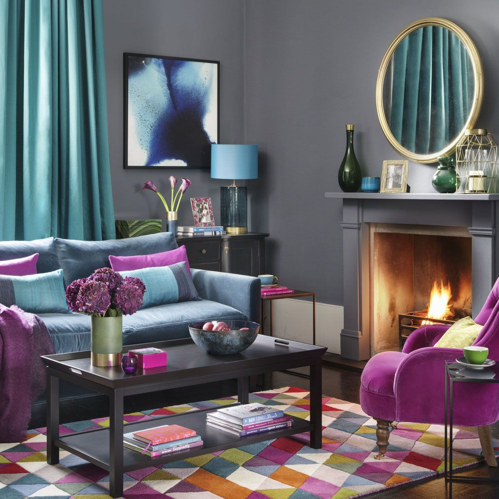How To Decorate Your Home With Jewel Tones Living Room