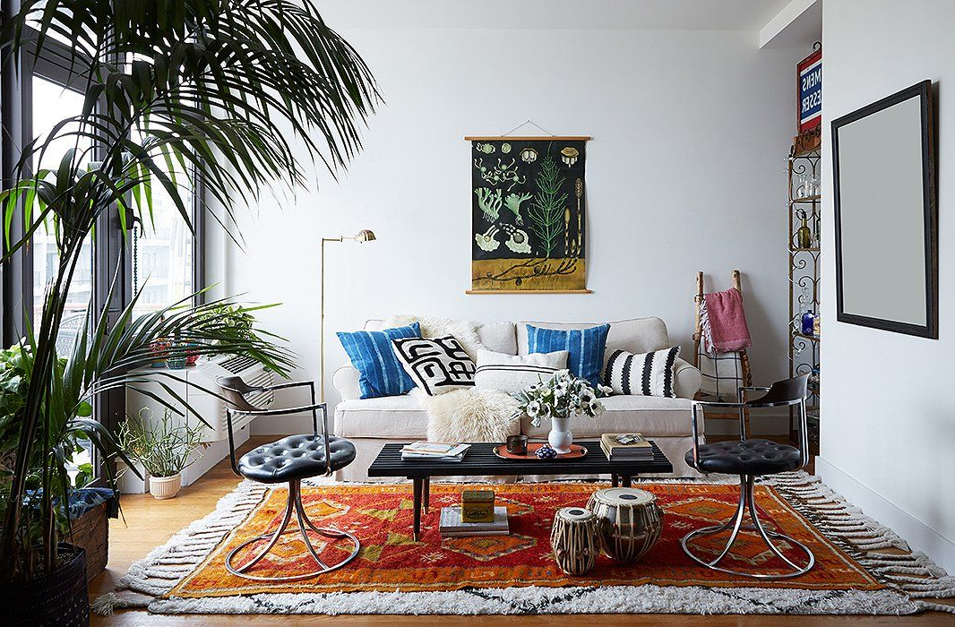 Inside A Tiny Brooklyn Apartment Packed With Vibrant Style