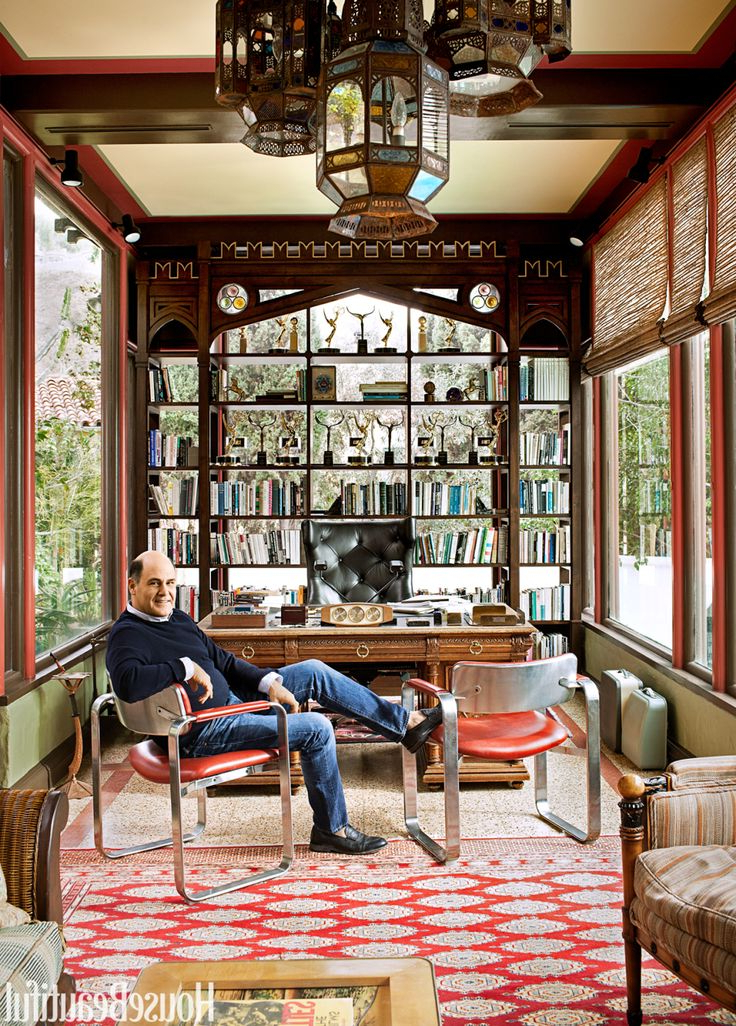 Inside Mad Men Creator Matthew Weiners Home Office Home