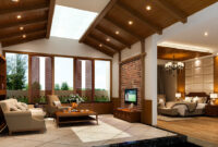 Interior Design Living Room Bedroom Modern American Style