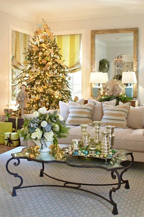 Interiors Etc Details A Green And White Christmas