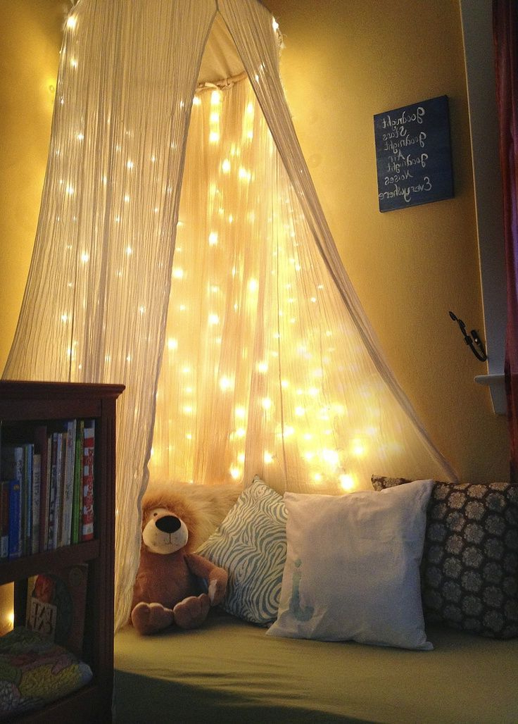 Kids Bedroom Beautiful Fairy Light Ideas Toddler Reading