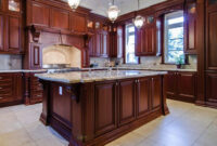 Kitchen Kitchen Design With Carved Wood Corbels