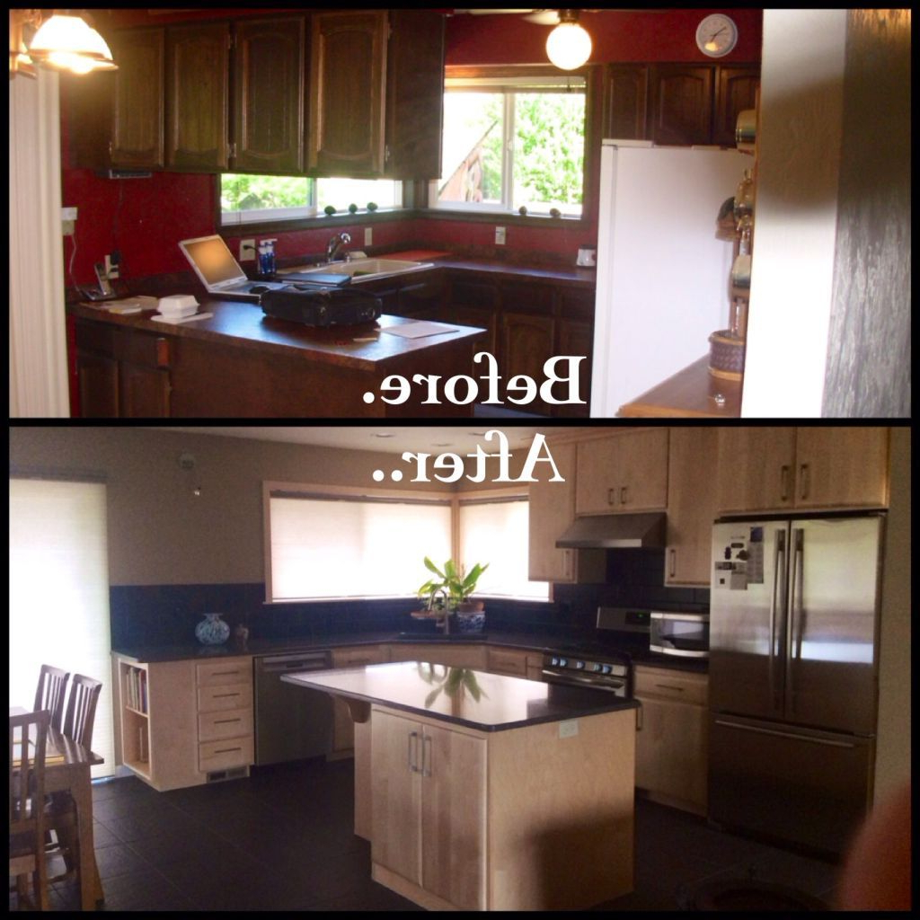Kitchen Remodel Before And After On A Budget Kitchen