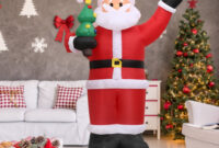 Large Inflatable Christmas Santa Claus 2018 Happy