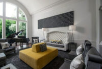 Living Room Color Scheme Gray And Yellow Interior
