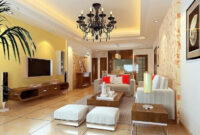 Living Room Interior Decorating Design With Charming Soft