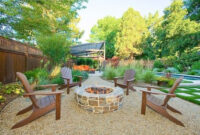 Love This Fire Pit Area With Crushed Stone Backyard Fire