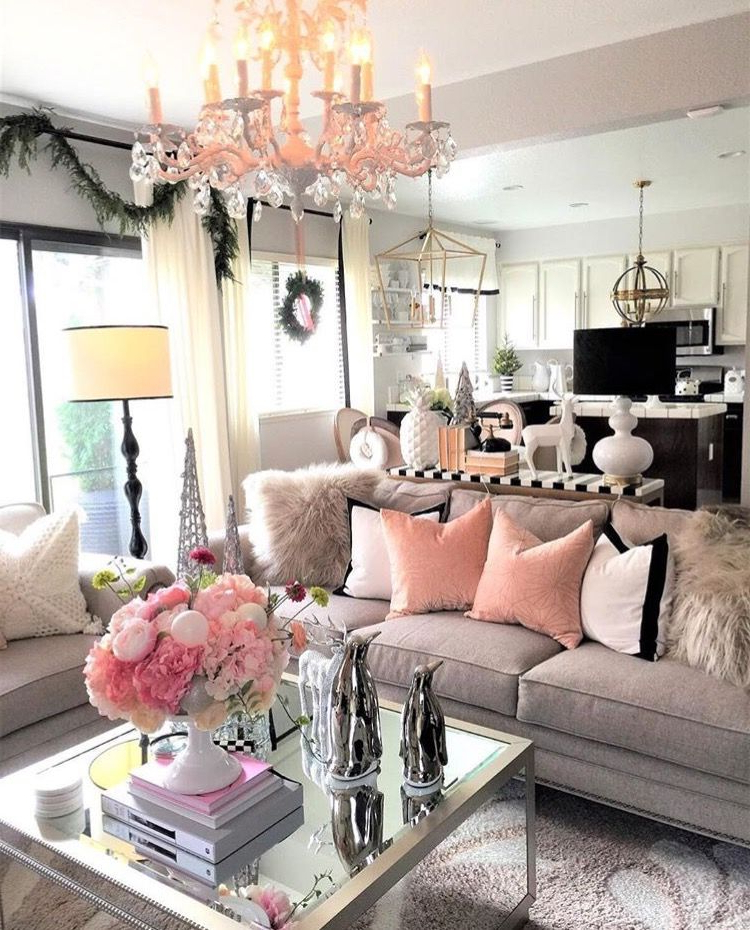Loving The Pink White And Grey Color Scheme House Craze