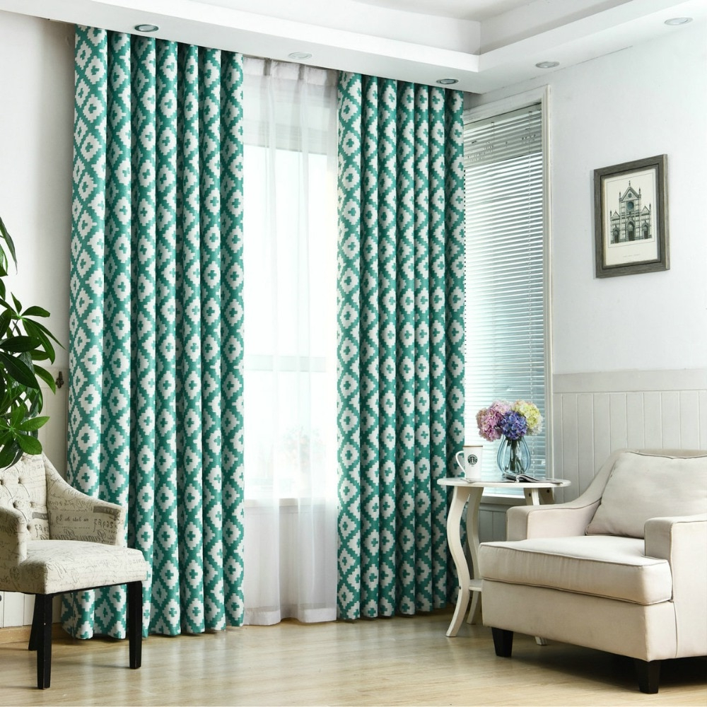 Luxury Modern Style Blackout Curtain For Living Room