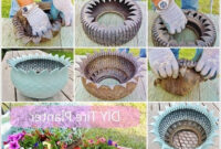 Make These Wonderful Tire Planters For Your Garden Tire