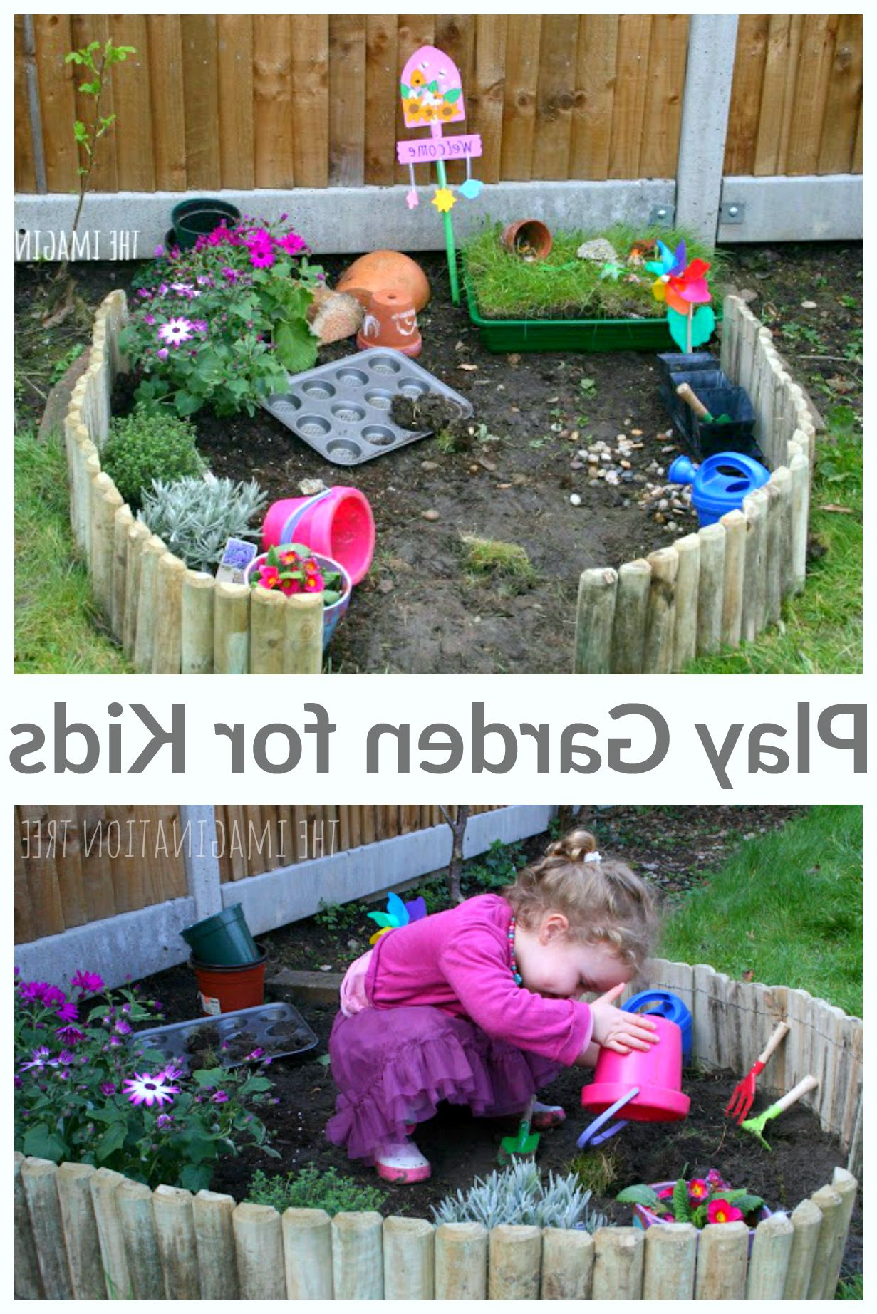 Making A Play Garden Kids Outdoor Play Backyard Play