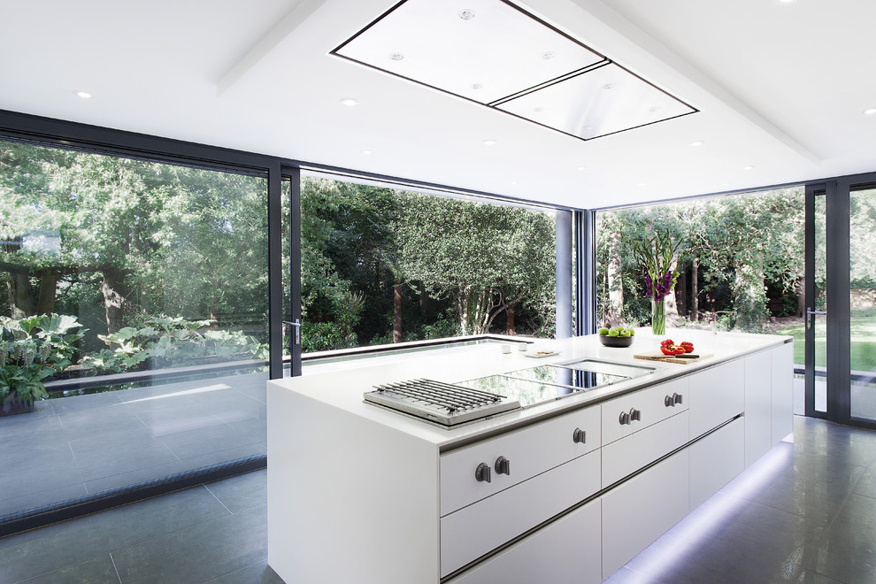 Marvelous Outdoor Griddle In Kitchen Modern With Ceiling