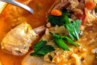 Mexican Caldo De Pollo Or Chicken Soup Mexican Style Is A