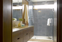 Mid Century Bathroom Remodel Heath Ceramic Tiles Walnut