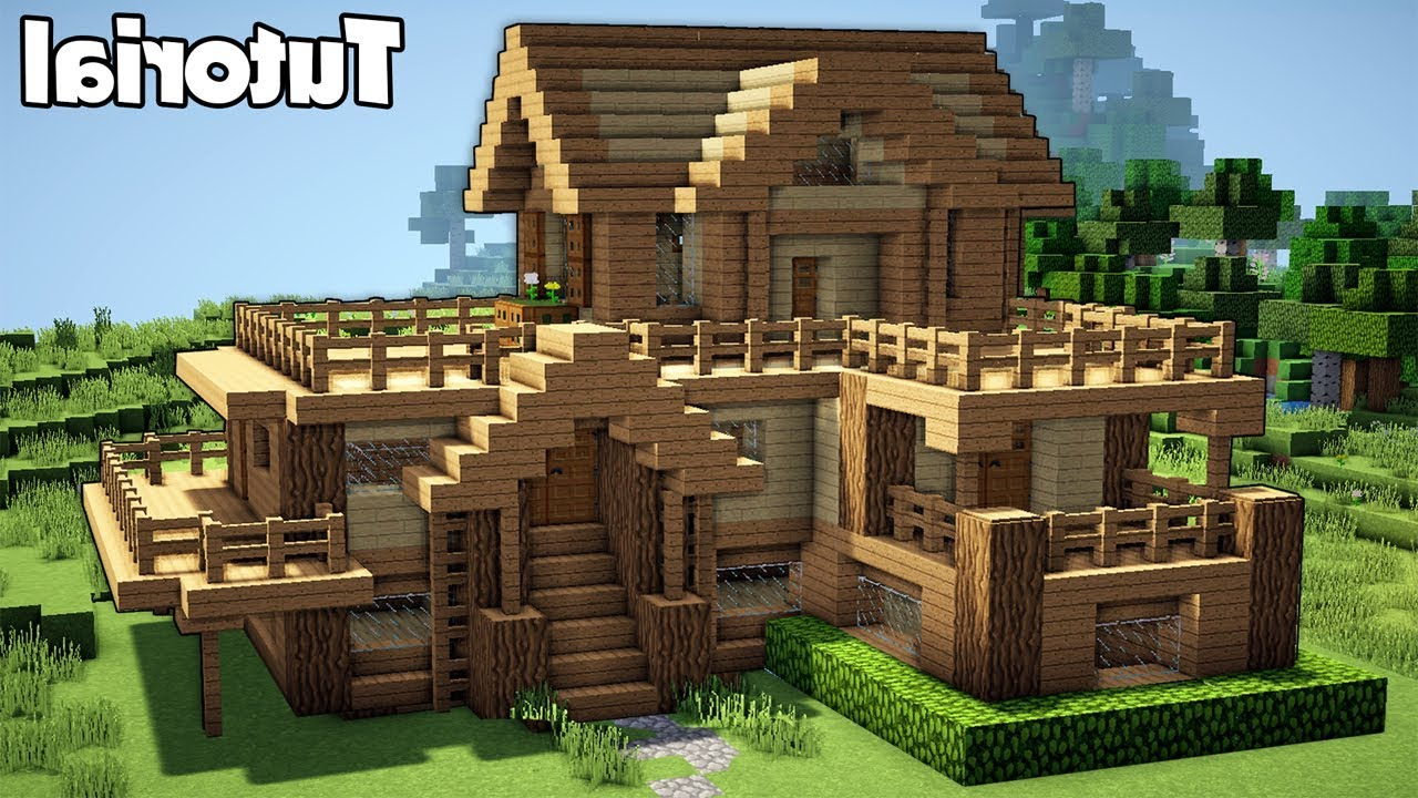 Minecraft Starter House Tutorial How To Build A House In Minecraft Easy Youtube