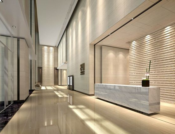 Modern Office Lob Design Commercial Interior Design