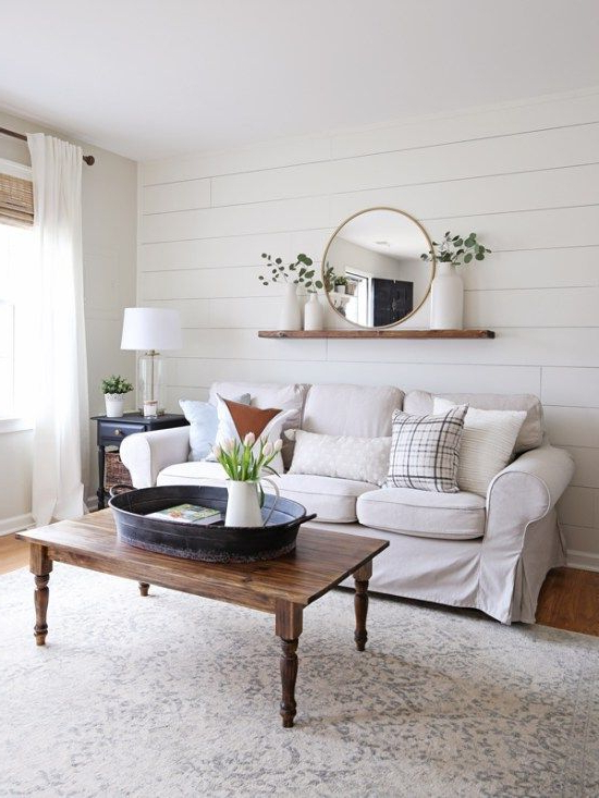 Modern Rustic Living Room Makeover Simple Living Room
