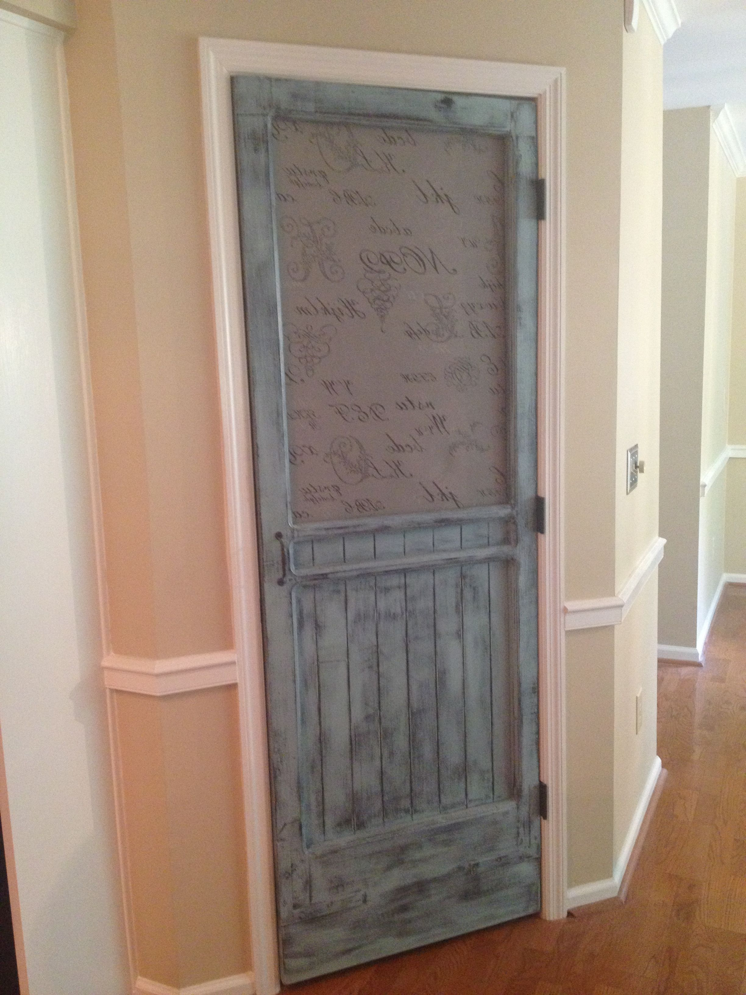 Modern Take An An Old Screen Door Pantry With Images