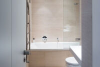 Neutral Bathroom With Large Format Tiles Neutral Bathroom Large Format Tile Modern Bathrooms