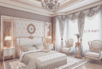 Neutral Luxurious Bedroom Romantic Elegant