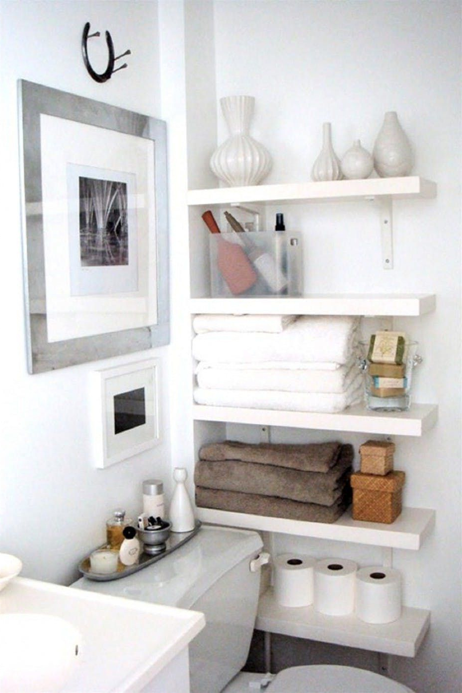 No More Small Bathroom Woes 6 Places To Add Shelving For