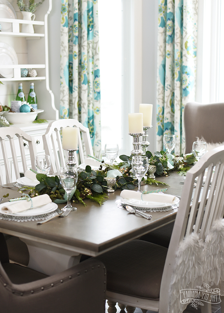 Our Aqua Green Christmas Table And Hutch The Diy Mommy