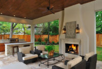 Outdoor Living Room Kitchen With Fireplace Its Like A