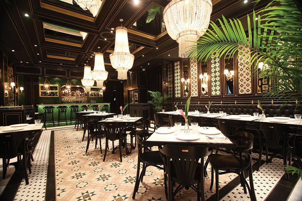 Peranakan Tiles Accent The National Kitchens Main Dining