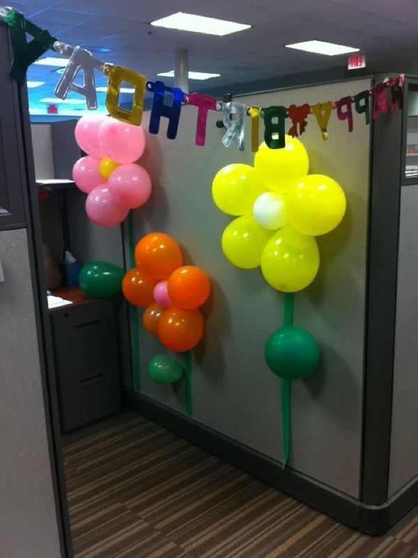 Picture With Images Office Birthday Decorations