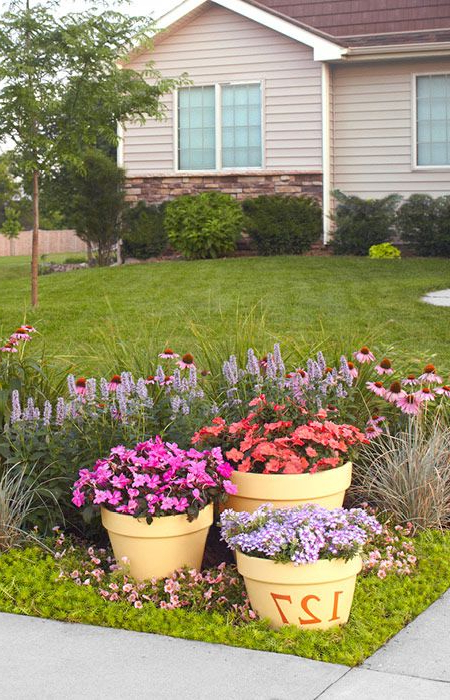 Put A Colorful Garden To Work In Your Front Yard Bright