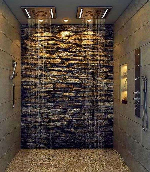 Rain Shower Head In Modern Bathrooms For Ultimate Bathing