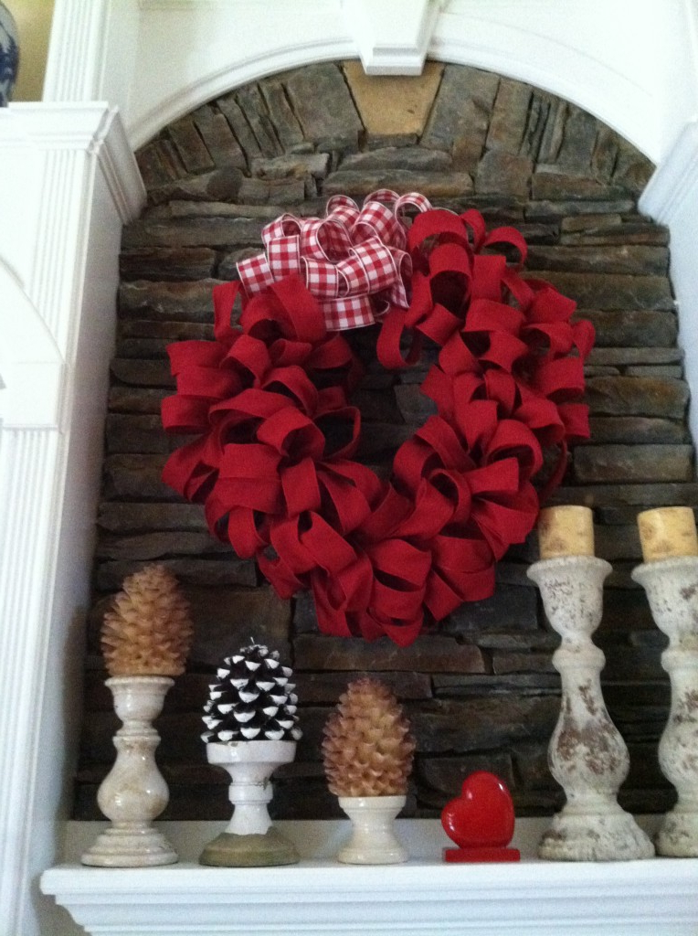 Red Burlap Wreath Valentines Day Mommy Blogs